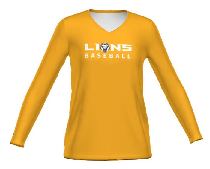 Women's Cotton-Touch™ Poly Long Sleeve Tee - Gold LB