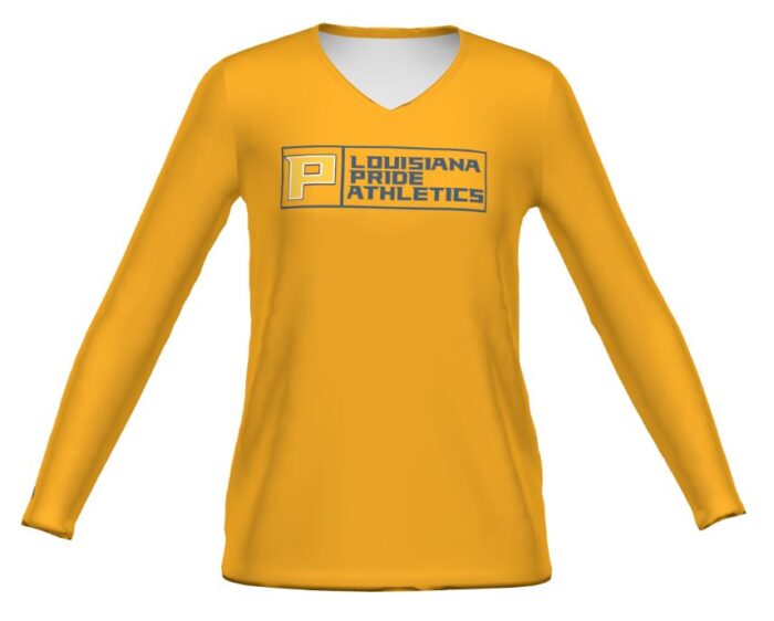 Women's Cotton-Touch™ Poly Long Sleeve Tee - Gold PB