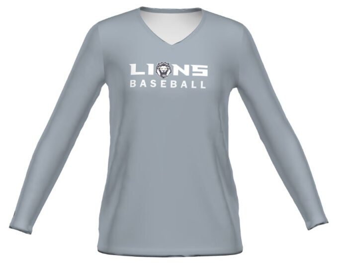 Women's Cotton-Touch™ Poly Long Sleeve Tee - Gray LB