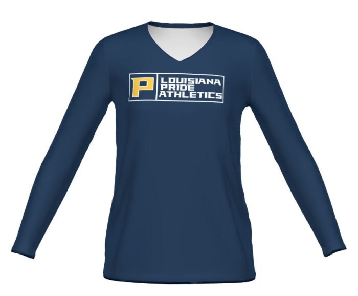 Women's Cotton-Touch™ Poly Long Sleeve Tee - Navy PB