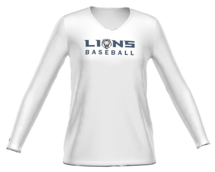 Women's Cotton-Touch™ Poly Long Sleeve Tee - White LB