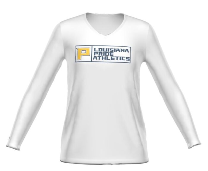 Women's Cotton-Touch™ Poly Long Sleeve Tee - White PB