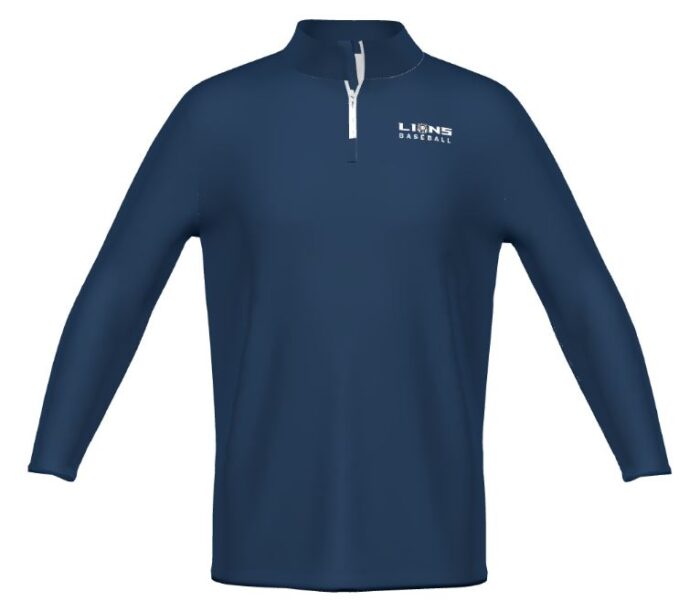 Men's FreeStyle Cotton-Touch™ Poly 1/4 Zip Pullover - Navy LB