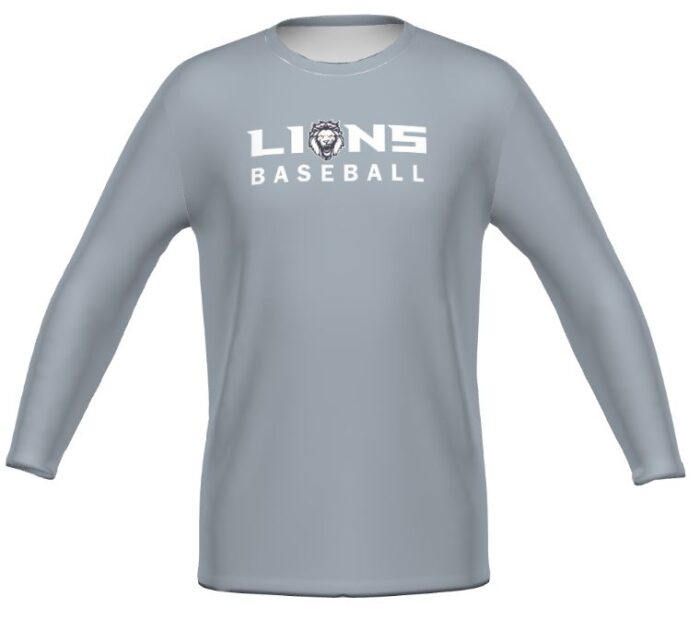 Men's Turbo Cotton-Touch™ Poly Long Sleeve Tee - Gray LB