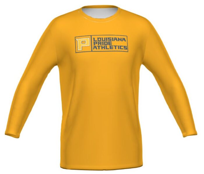 Men's Turbo Cotton-Touch™ Poly Long Sleeve Tee - Gold PB