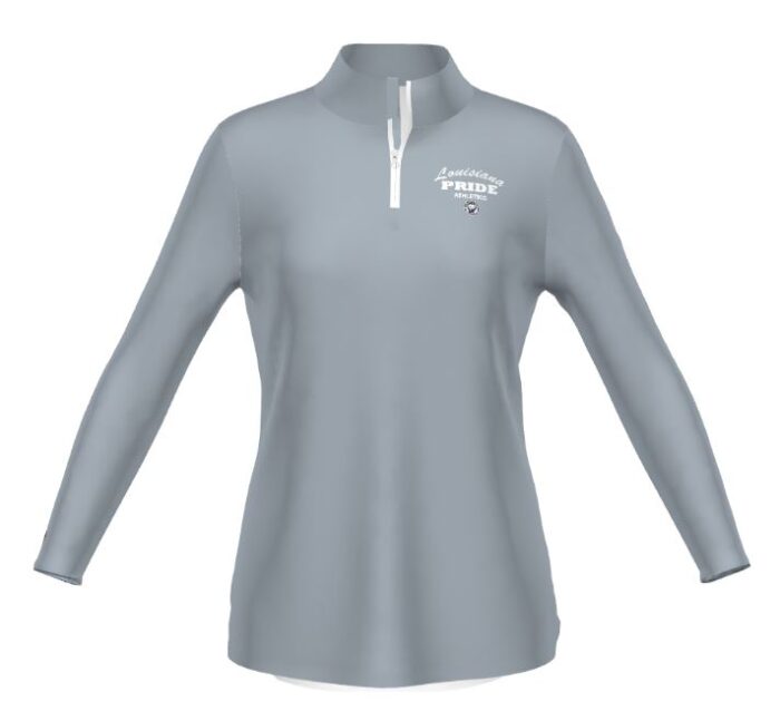 Women's FreeStyle Cotton-Touch™ Poly 1/4 Zip Pullover - Gray LAP