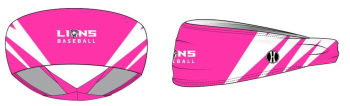 FreeStyle Sublimated Headband Neon Pink Spike LB