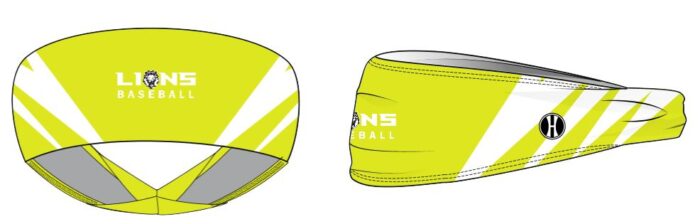 FreeStyle Sublimated Headband Neon Yellow Spike LB